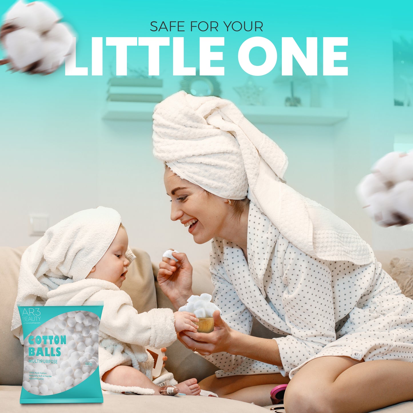 Cotton Balls Medium-Size 100% Cotton Balls, 1000 Count