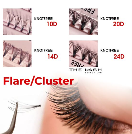 Lashes Flare 10D - Knotfree LONG