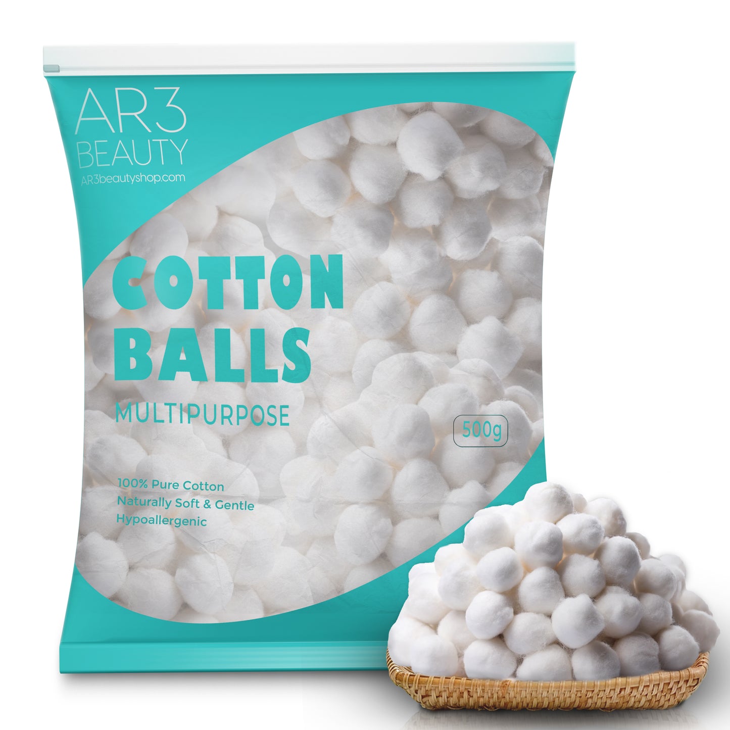 Cotton Balls Medium-Size 100% Cotton Balls, 1000 Count