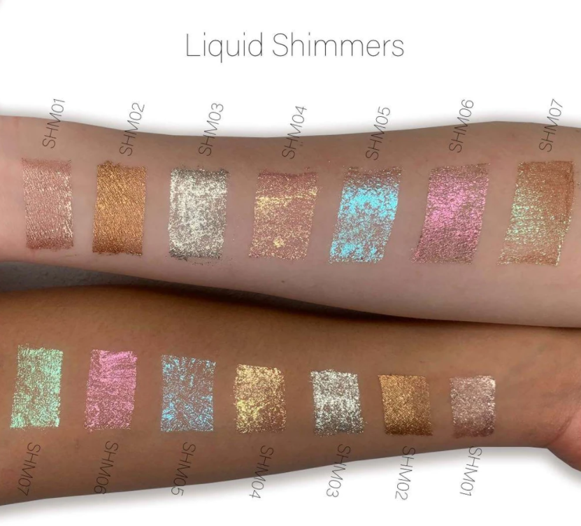 Liquid Shimmer Rose with glitter finish SHM05