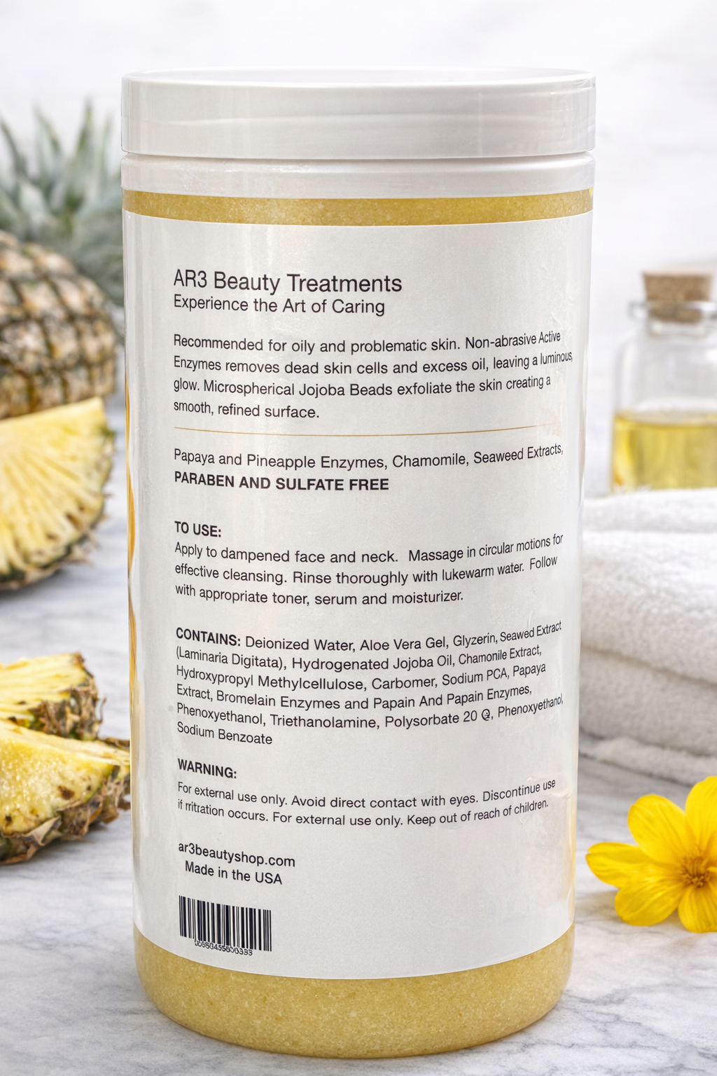 Pineapple Exfoliator scrub	Exfoliator - Pineapple	32oz