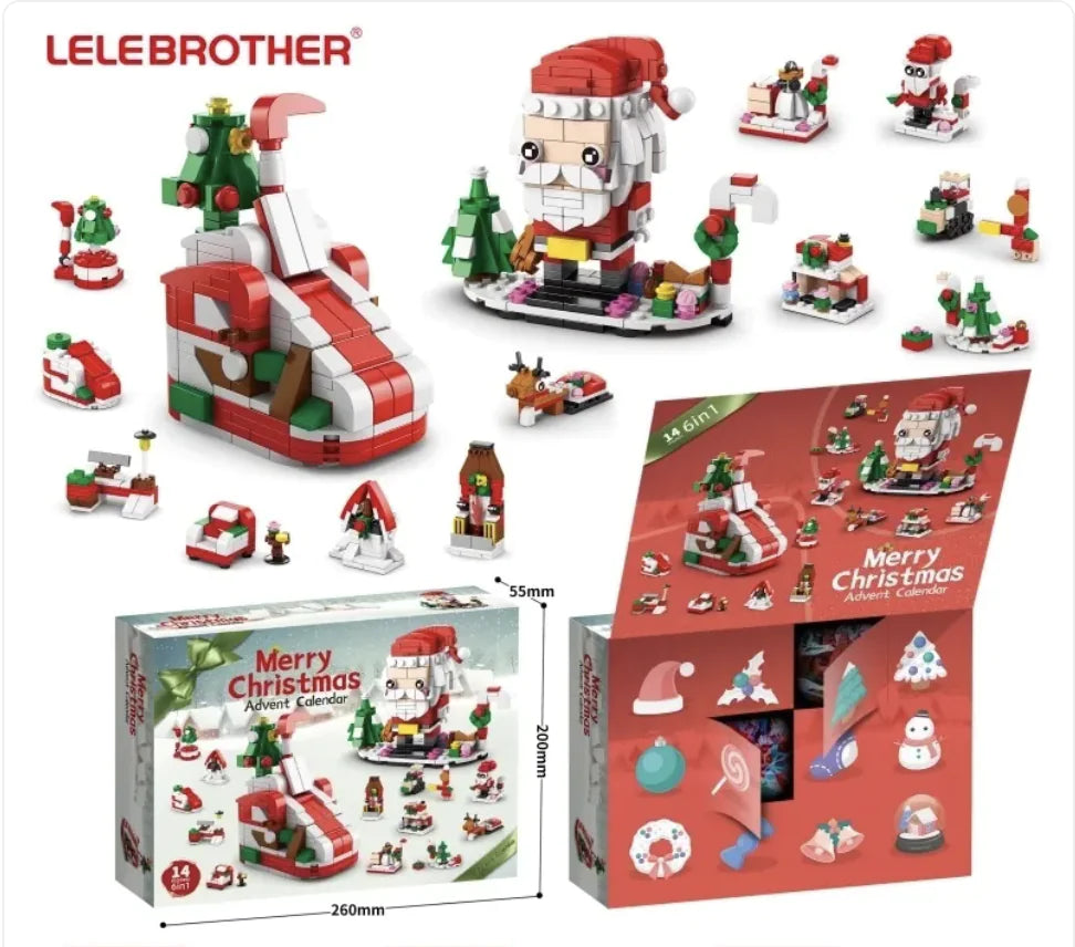 Christmas Blind Box Poking Hole Music Children Assembling