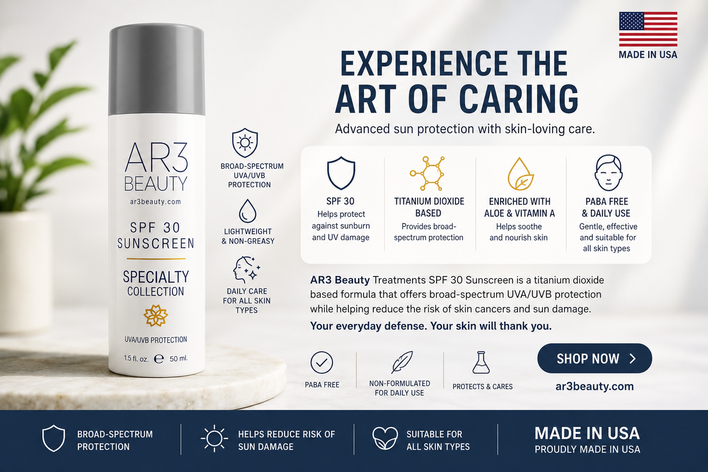 Specialty collection SPF30 Sunscreen 50ml