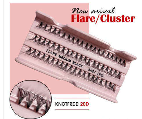 Lashes Flare 24D - Knotfree LONG