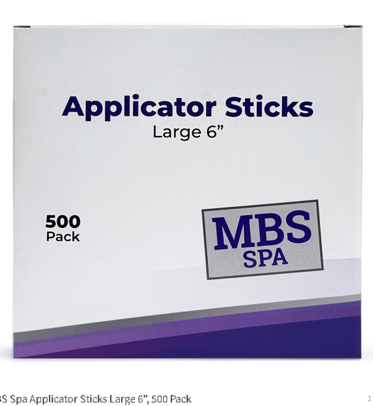 Spa Applicator Sticks Large 6", 500 Pack