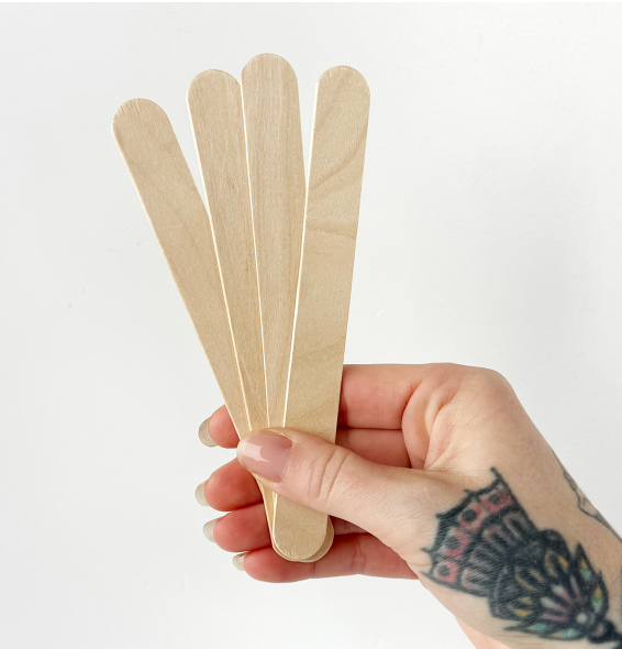 Spa Applicator Sticks Large 6", 500 Pack
