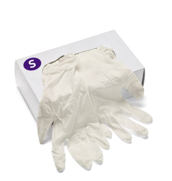 Powder Free  Disposable Gloves, Large, Medium, Small Clear, 100/Box