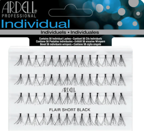 Ardell Individual Lashes (Long Black Flare Knot Free)