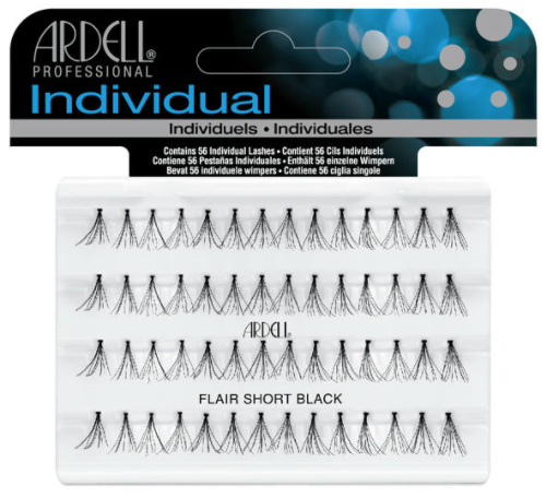 Ardell Individual Lashes (Short Black Flare Knot Free)