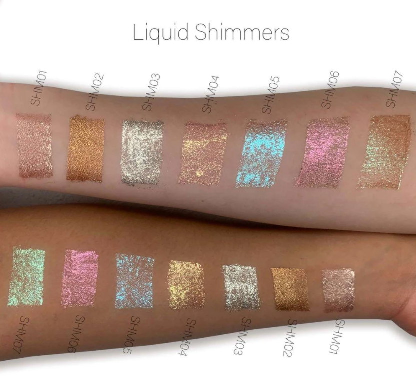 Liquid Shimmer Rose with glitter finish SHM04