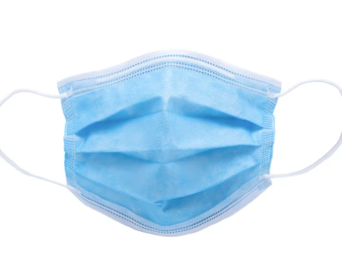 DISPOSABLE FACE MASK, 3-PLY - 50PC